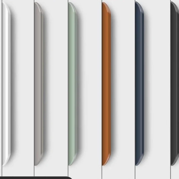 PET same color skin feeling cashmere gray invisible handle modern simple drawer wardrobe door handle, Morandi color