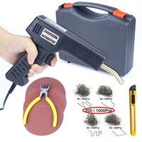 50W Plastic Welder Kit, 1000/200PCS Staples, Hot Stapler Kit, Plastic Welder Gun, Car Bumper Repair, Plastic Repair, Portable