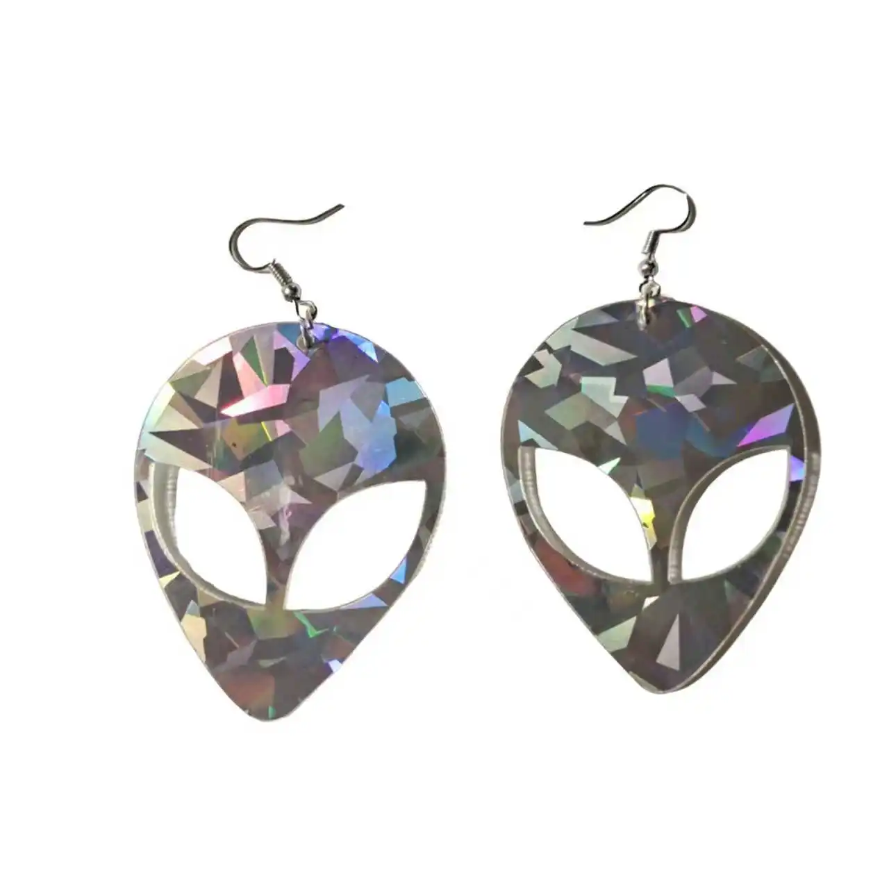 PESENAR "Acessórios de fantasia com tema alienígena: tiaras futuristas, óculos e punhos de braço, ideais para cosplay de festa de ficção científica".