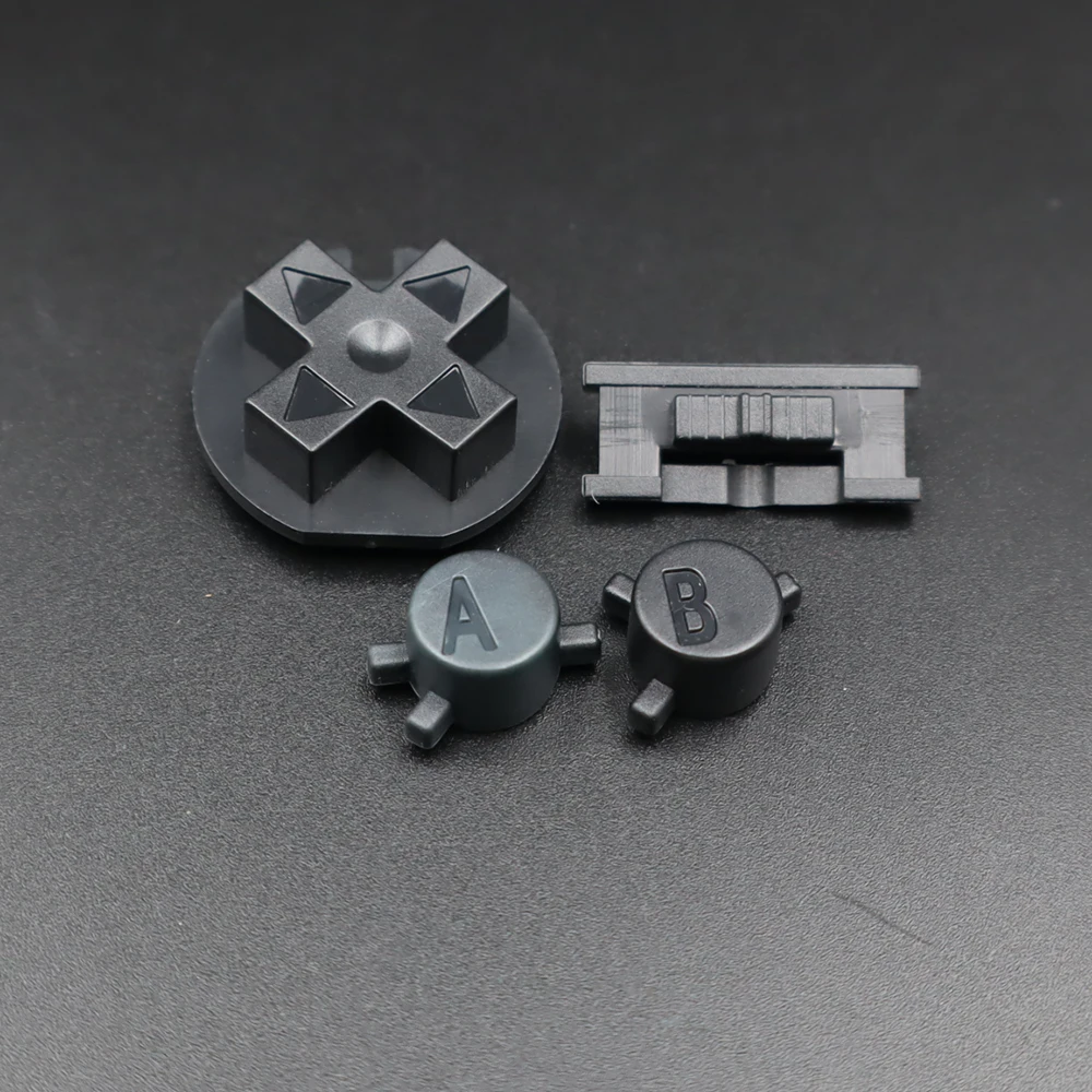 1 Juego adecuado para Game boy, carcasa de botón de color para botones de Color GBC, Kit de botones de repuesto de juego GBC, Color DIY