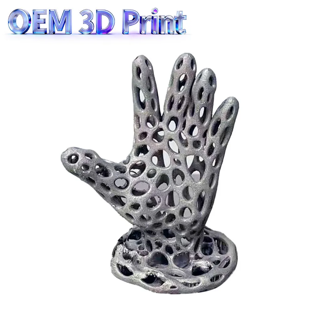 Custom SLM Metal 3D Printing Service High Precision Hollow Lattice Sculpture Rapid Prototype Aluminum Alloy Stainless steel