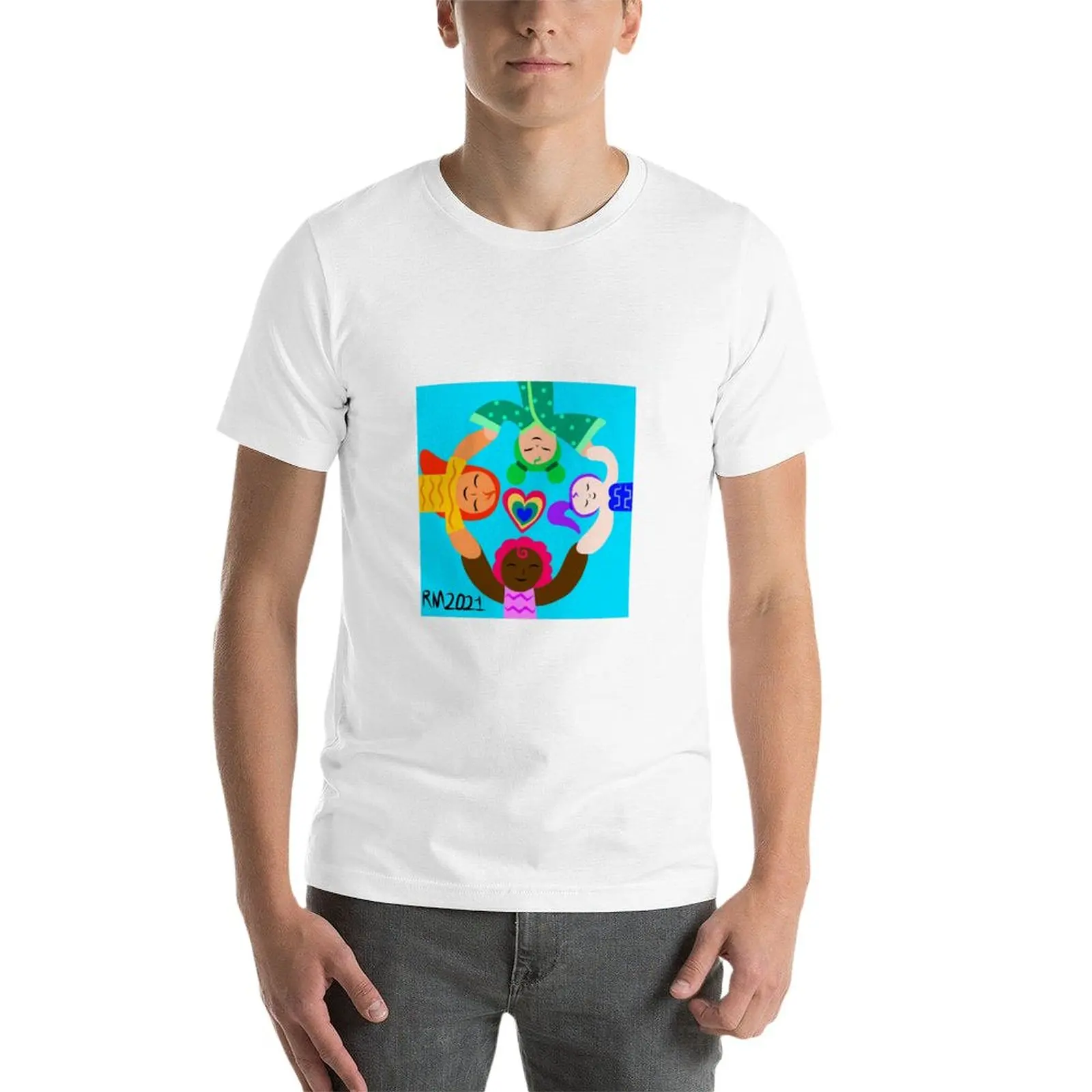New Together we can T-Shirt sweat shirts Aesthetic clothing oversized t shirt mens champion t shirts