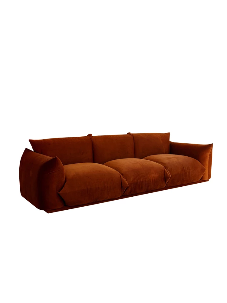 Modern Small Apartment Single and Double Combination Minimalist Three seater Sofa