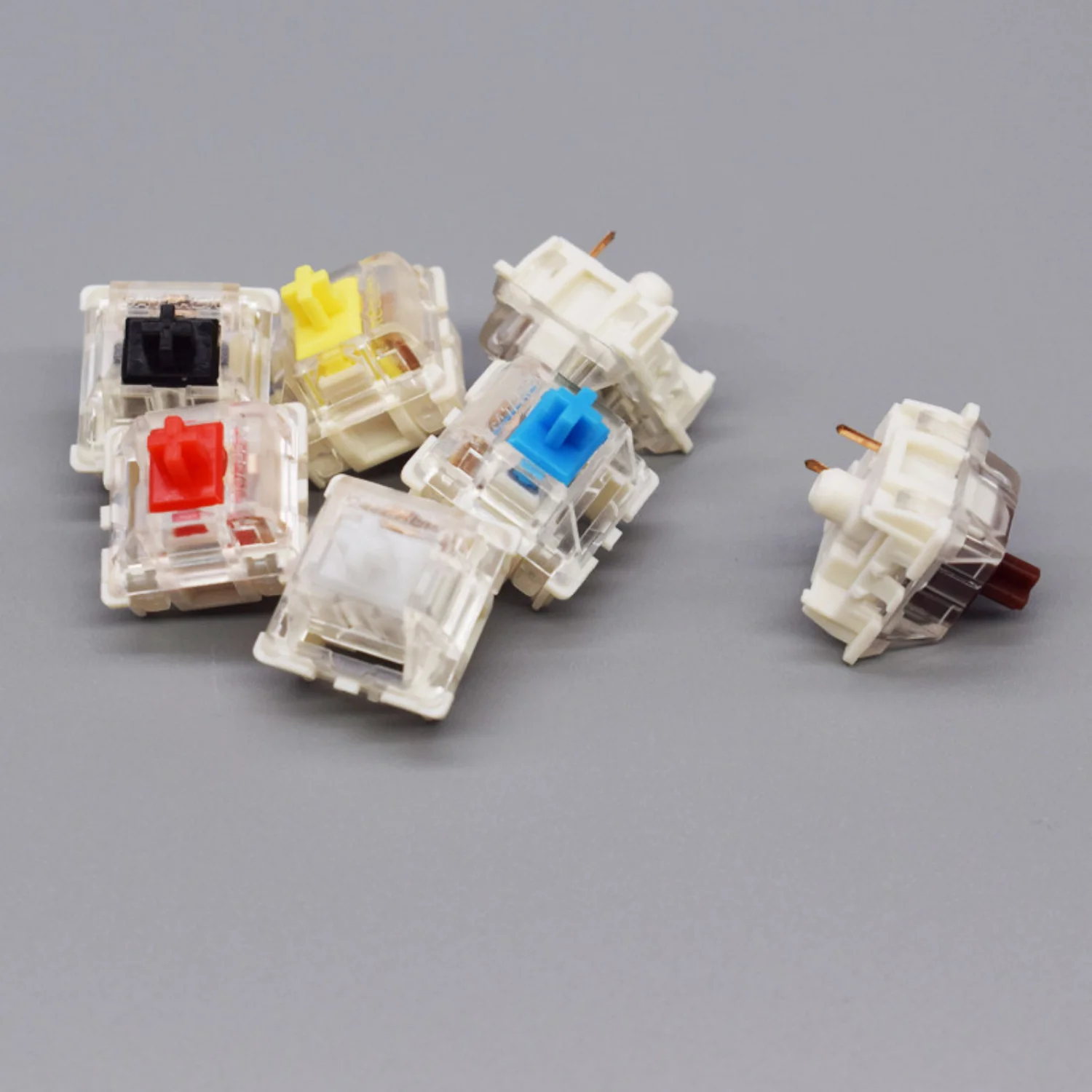 Gateron Switches Mechanical Keyboard KS-9 3 Pin Red Brown Blue Green White RGB Silent Clicky Linear Tactile Compatible Cherry MX view 3