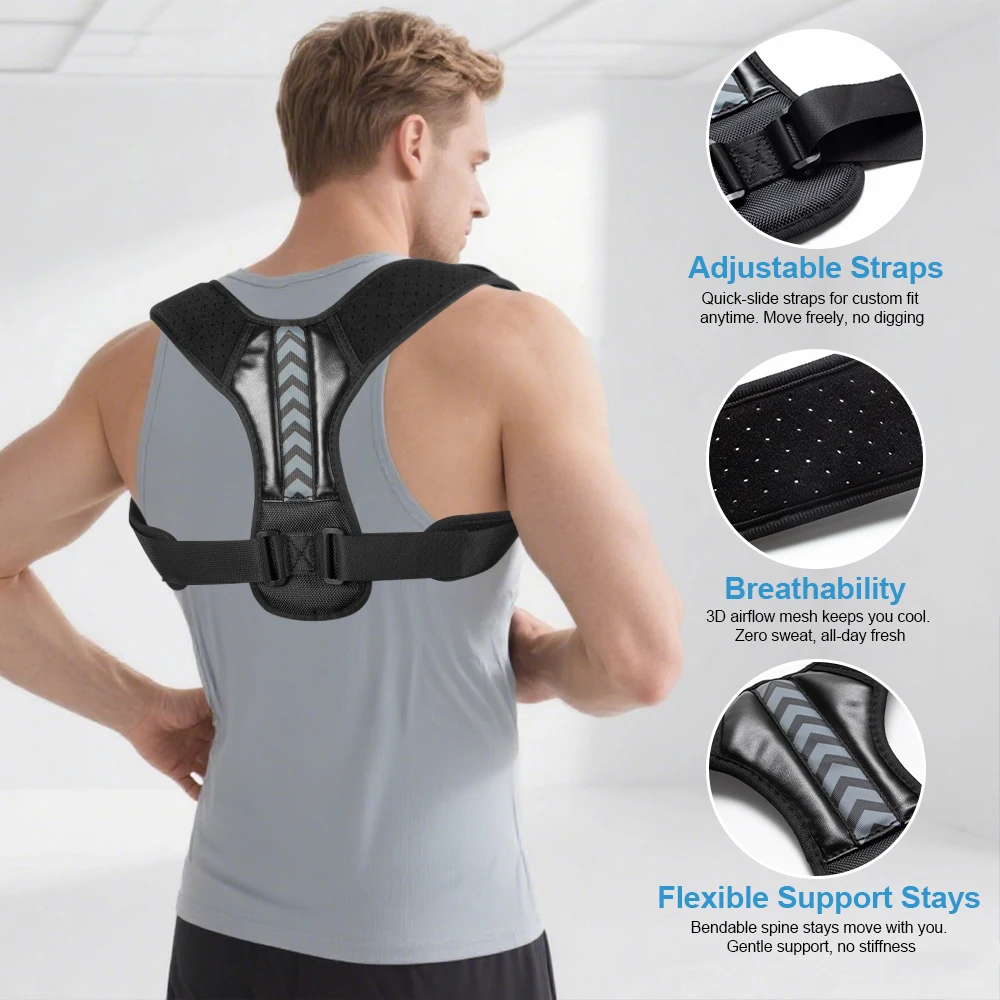 Posture Corrector Upper Back B - đánh giá và giá Posture Pole Corrector