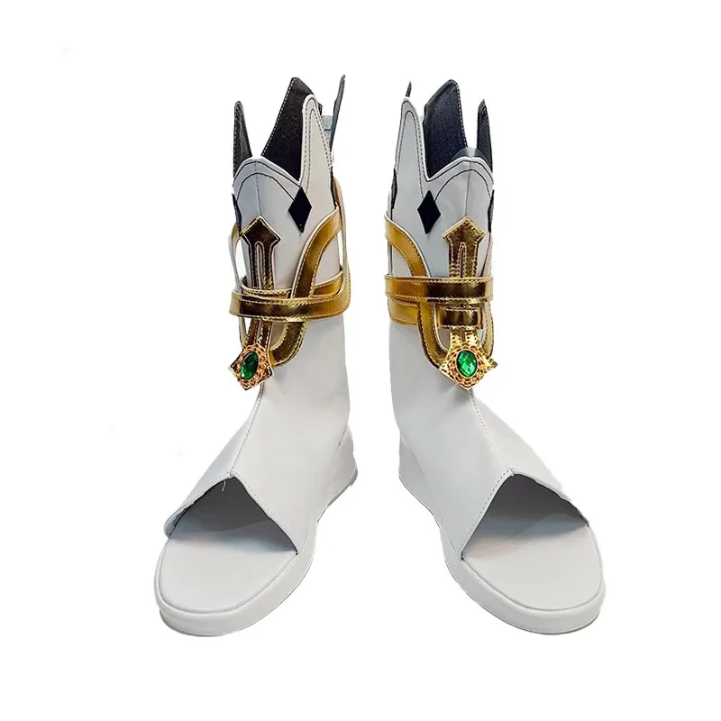 Anime Spiel Cosplay Stiefel Genshin Impact Sumeru Nahida Lesser Lord Kusanali Schuhe Halloween Zubehör Nach Maß 6;d'3,