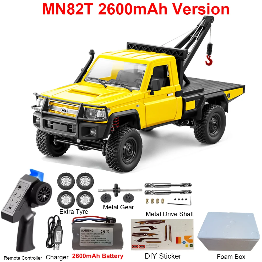 MN82 / MN82PRO / MN82T 1/12 RCカー 4WD フルスケール 2.4G ラジコン