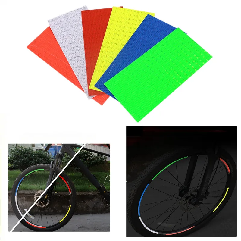 

Waterproof Bicycle Reflective Stickers Car Motorcycle Balance Bike Night Safety Warning Decals