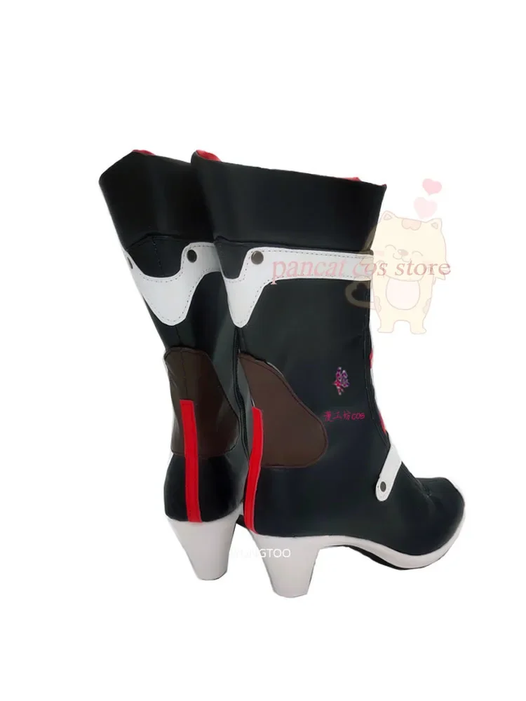 Honkai: 스타 레일 라이덴 메이 코스프레 신발, 만화 애니메이션 게임 코스, 롱 부츠, 코스프레 코스튬 소품 신발, 콘 할로윈 파티