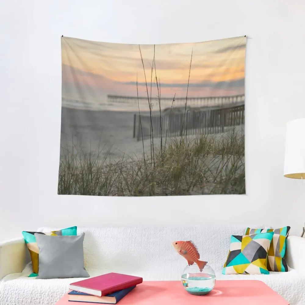 Tapeçaria de grama praia estilo coreano, decoração estética, decoração do quarto, 2