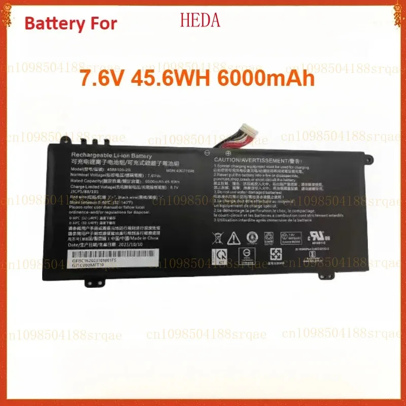 Batería de 7,6 V, 6000mAh, 4588105-2S para Toshiba Dynabook satélite pro C50-E C40-H C50-H-108 C50-H-103 C50-J Medion Akoya E15403