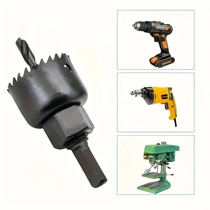 11Pcs Hole Saw Set 19-64mm Alloy Hole Cutter with Storage Case for Wood Plastic Drywall Metal