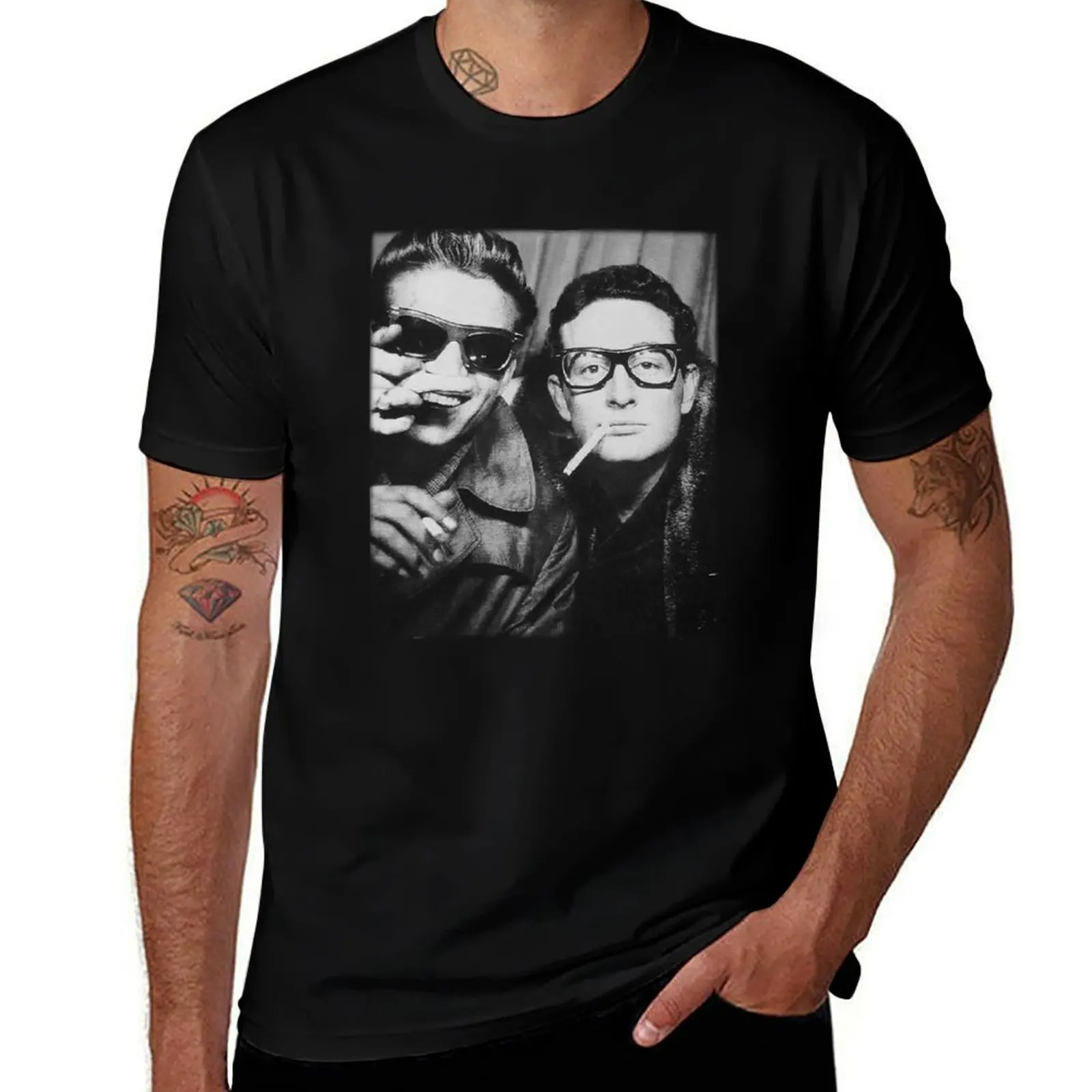 

Buddy Holly And Waylon Jennings T-Shirt for a boy topping basketball graphic tees men clothing