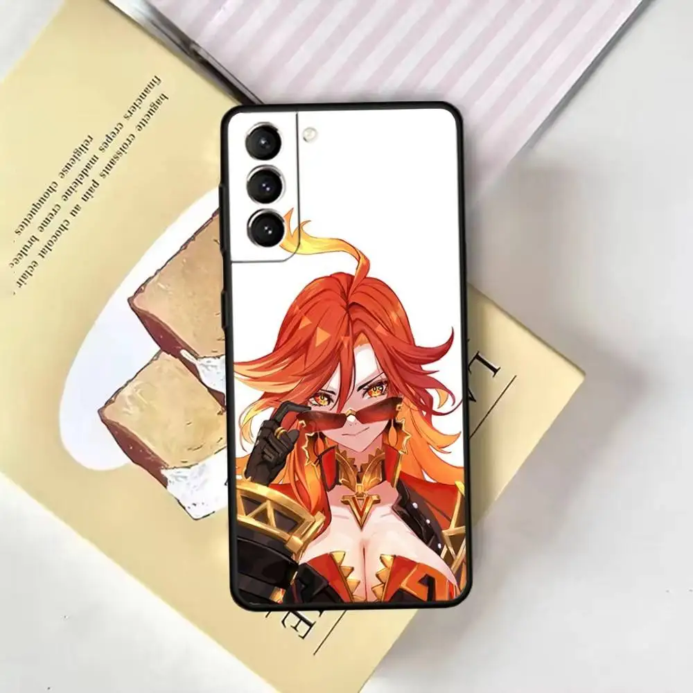 เคสโทรศัพท์เกมแอล-ลิมบัสสำหรับซัมซุง กาแล็คซี่ เอ 13,21 เอส,22,31,32,52,53,71,72,73,ปกสีดำนุ่ม