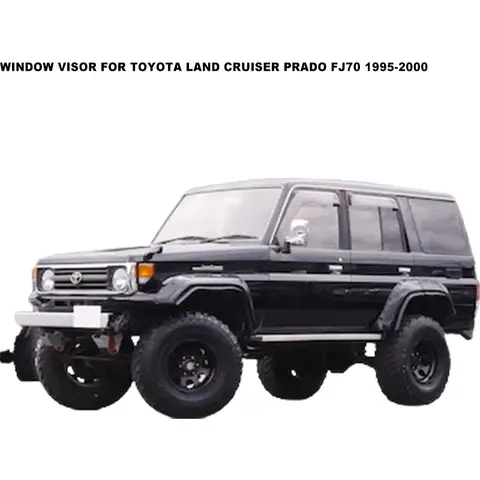 Fönstervisare för Toyota Land Cruiser Prado FJ70 FJ76 FJ78 FJ79 1990 1991 1992 1993 1994 1995 Fönstervisir väderskydd 10 best sales Toyota FJ70 - №5