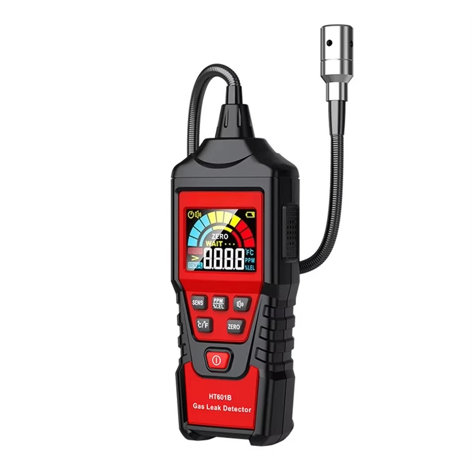 40cm Flexible Probe Combustible Gas Leak Detector Analyzer Tester with Digital and Analog Displaying