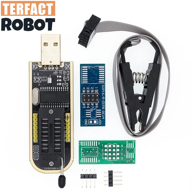 Módulo CH341 CH341 24 25 Serie EEPROM Flash BIOS Módulo programador USB 93CXX/25CXX /24CXX