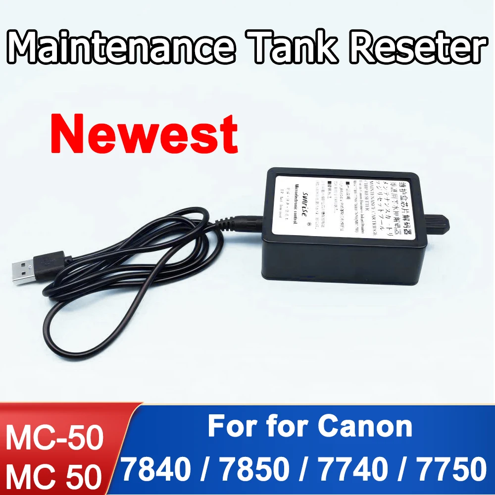 MC-50 MC50 MC 50 Maintenance Tank Chip Resetter For Canon 7840 7850 7740 7750 Printer Waste Ink Tank Chip Reset