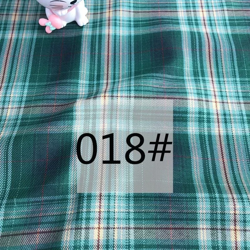 Plaid Fabric Smooth By The Meter for Clothing Dresses Sewing Japanese-style Jk Uniform Cloth Needlework Breathable Anti-wrinkle