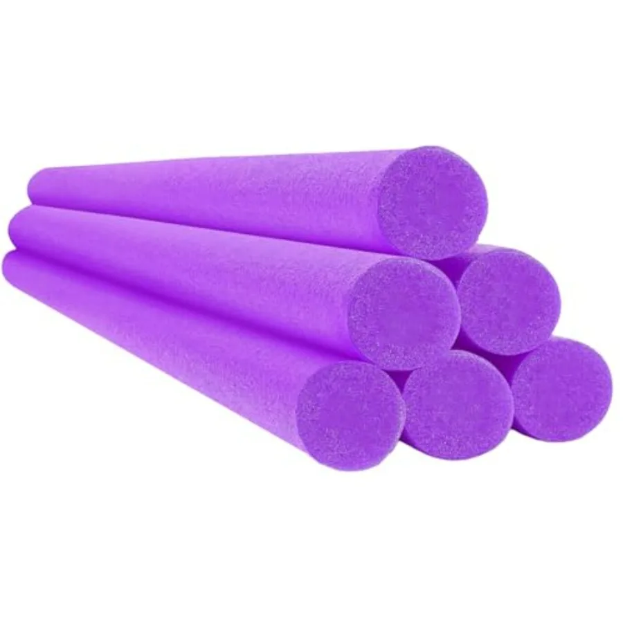 

Purple Pool Noodles 52 x 2.5 Swimming Foam Tube for Floating, Pool Accessories Thick, Durable, Lightweight Foam