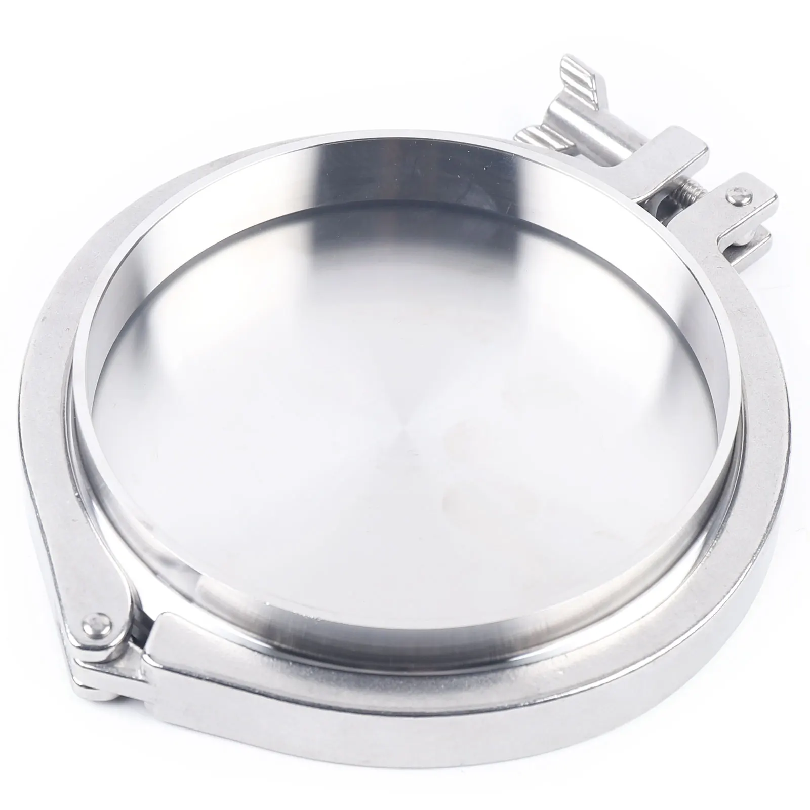 

5.98in Clamp Fitting，304 Stainless Steel Clamp Fitting, Sanitary Pipe Fittings Kit,Good Sealing，for Medical,Food,Water Treatment