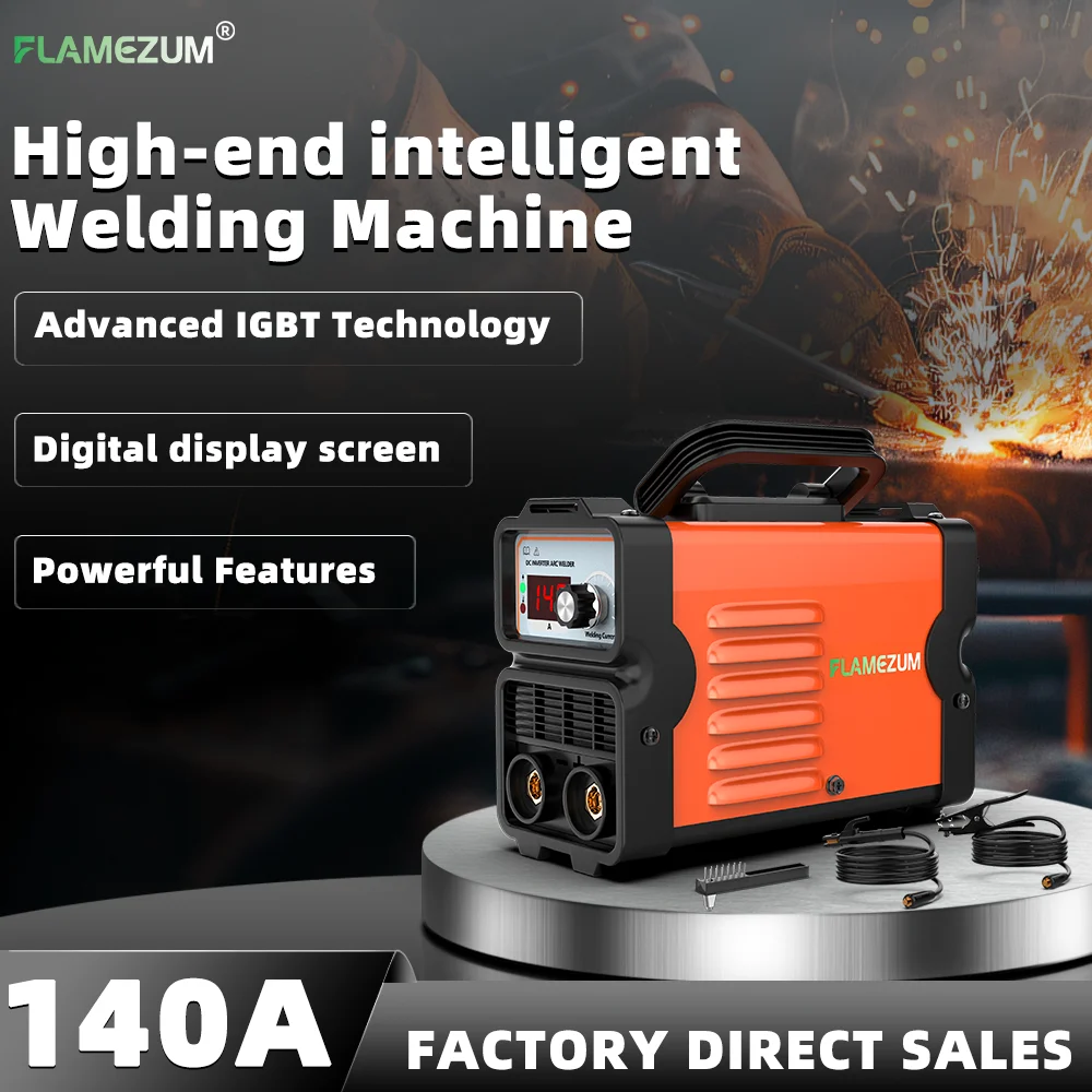 

140A 110V Stick Welder Mini Welding Machine Portable Stick Welder MMA Welder IGBT Inverter Welder with LCD Display Hot Start