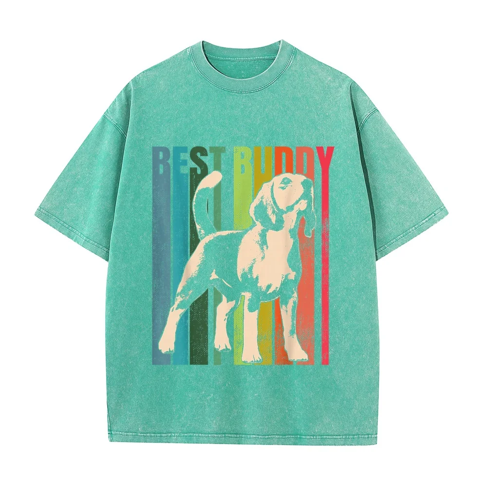 Beagle Dog T-Shirt Топ Y2k Graphic T Shirts Autumn Casual Life Style Tee Women Shirt Puppy Fan Dad Animal Lover Cotton