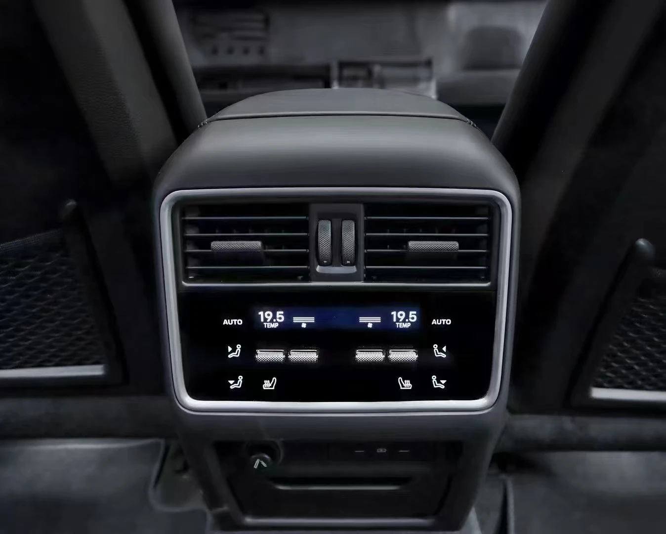 LCD Air Conditioning Screen Panel for Porsche Cayenne 2018-2024 Rear AC Touch Display Intelligent Modification Accessories