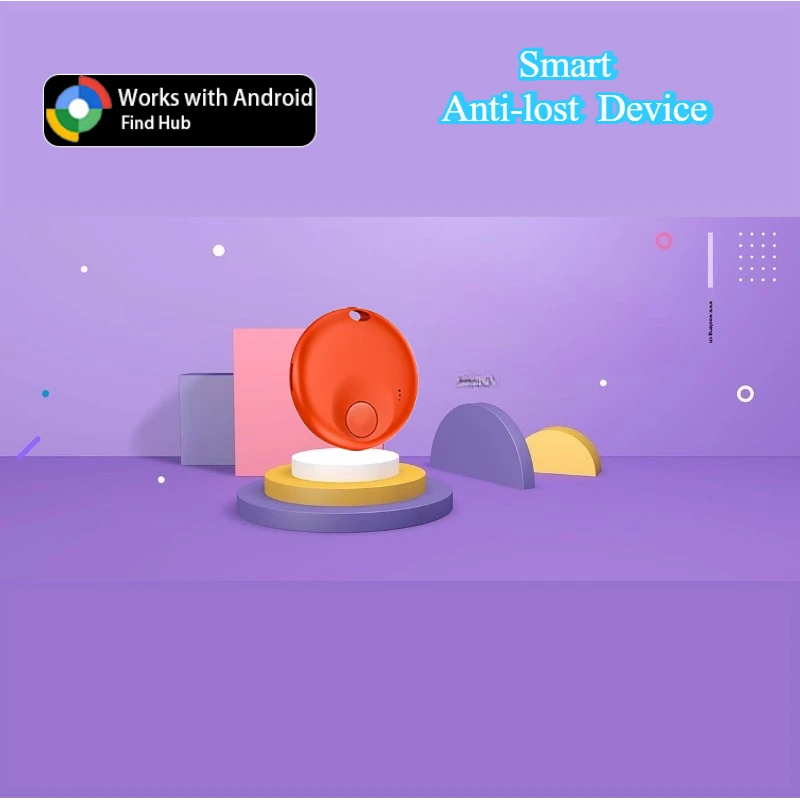 Android Smart Anti-loss Tag Tracker Bluetooth Locator Google Find Hub Device Search Tracking Keychain Pet Kids Elderly Finder