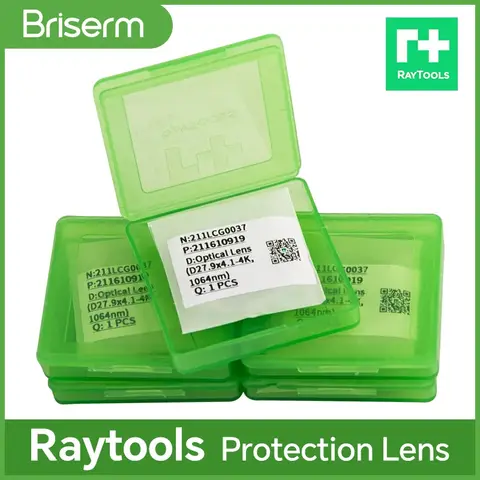 Raytools 레이저 렌즈 37x7 27.9x4.1 30x5 Raytools 레이저 보호 유리 렌즈 섬유 레이저 절단 렌즈 211LCG0037 211LCG0068