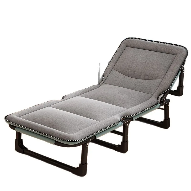 Portable Folding Bed Nap Lounger Adult Home Office Cot Caregiver Essential Home Portable Multipurpose Camp Bed Bed Modern image 5