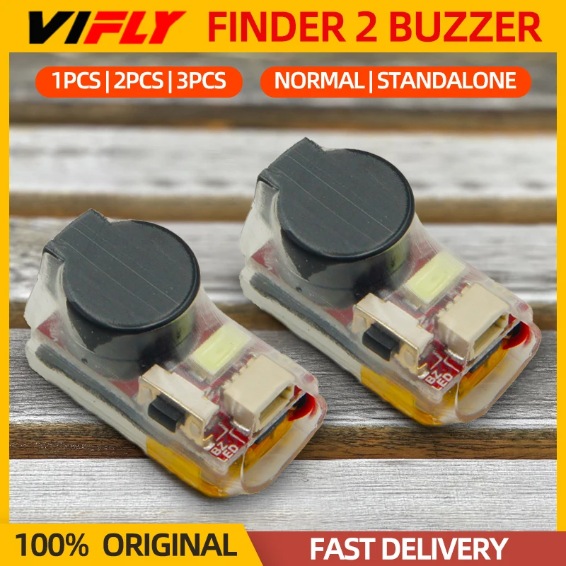 

1PCS VIFLY Finder 2 V2 Buzzer Tracker Lost Model Beeper Alarm Built-in Battery For RC Airplane FPV Drone Quadcopter