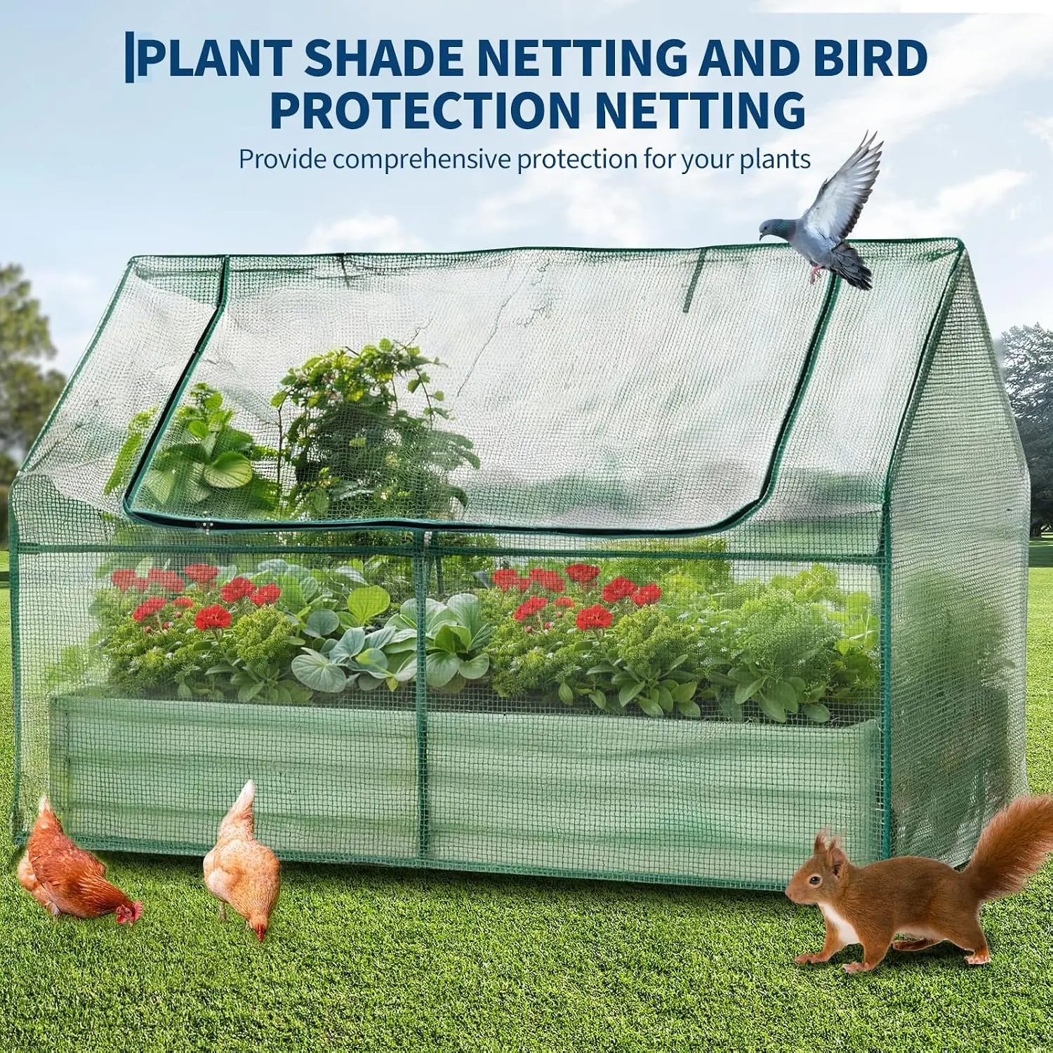 Transparent Greenhouse Indoor Gardening Plant Bed