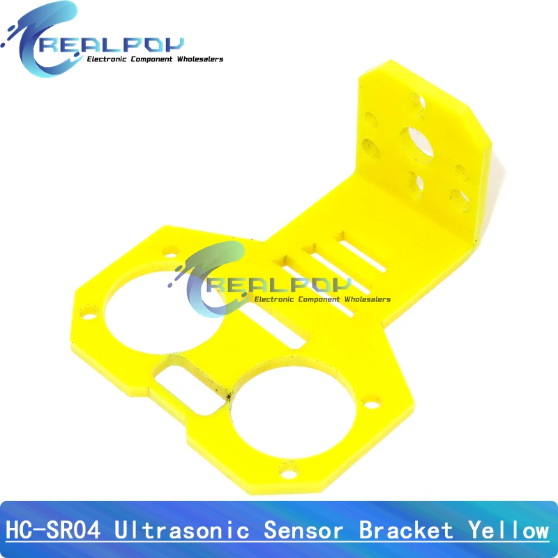 For HC-SR04 HYSRF05 US-15/16/26/25/100 Cartoon Ultrasonic sensor Holder/Mount Bracket Blue/Red/Transparent/Yellow Available