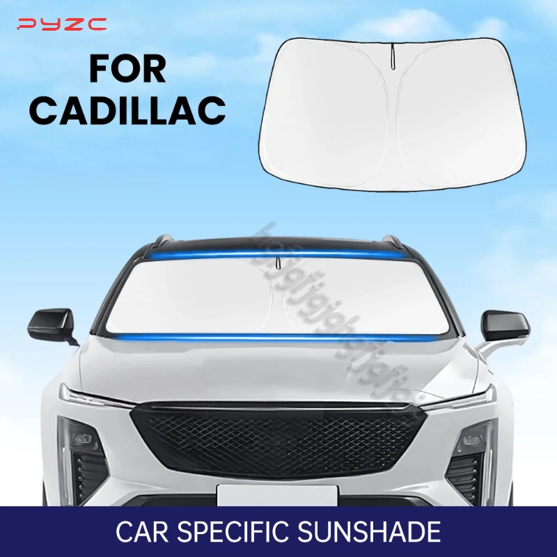 

Car Windshield Sun Shade For Cadillac XT4 XT5 XT6 2020-2022 2023 2024 Covers Visors Auto Front Window Cars Sunshade Accessories