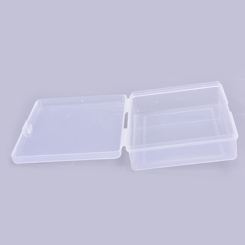 4 pezzi 10*7cm scatole di plastica trasparente custodia per contenitori per carte da gioco