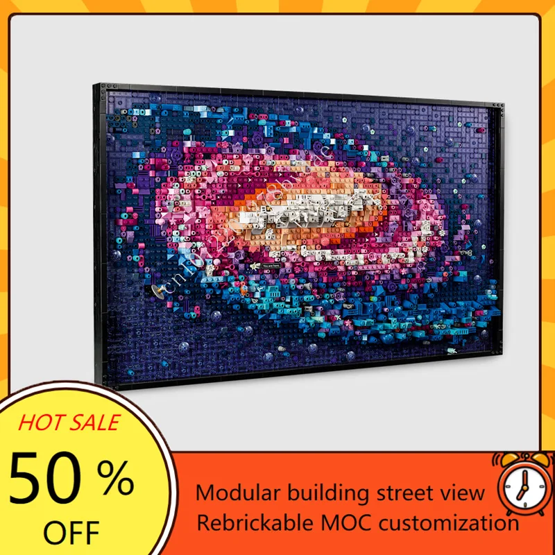 3091PCS Die Milchstraße Galaxy Modulare MOC Kreative street view Modell Gebäude Block Architektur DIY Bildung Montage Spielzeug Geschenke