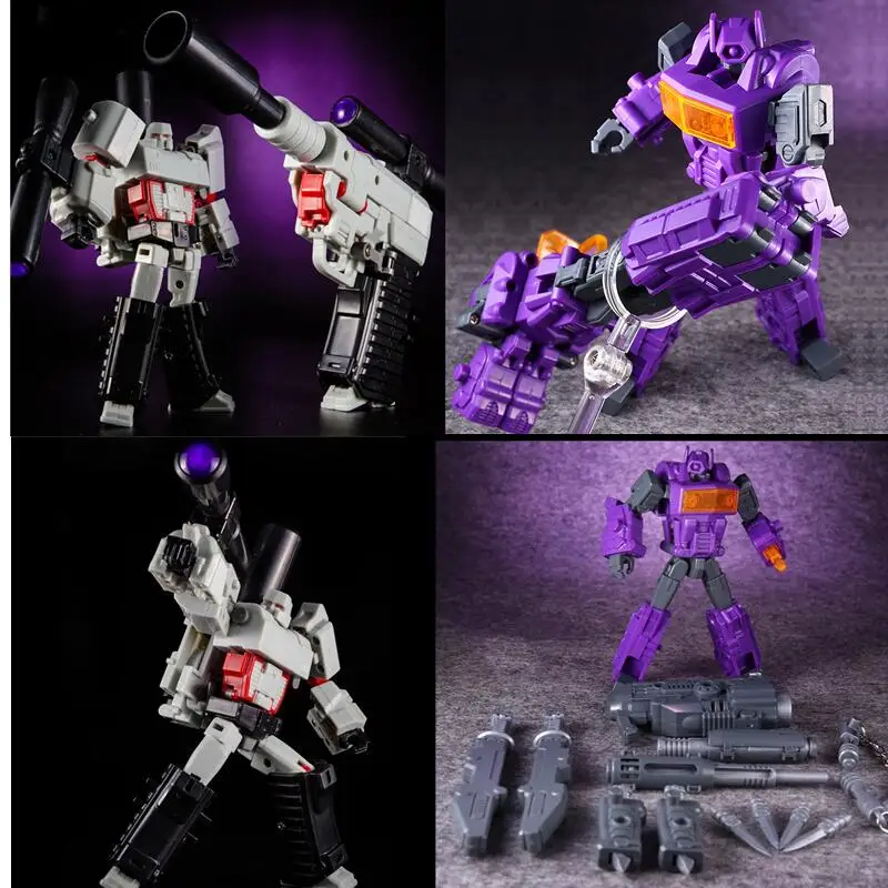 Kit de modèle de robot transformable G1 Style Megatron Shockwave, figurine de 12 cm, 2 couleurs au choix, décoration de bureau, cadeau.
