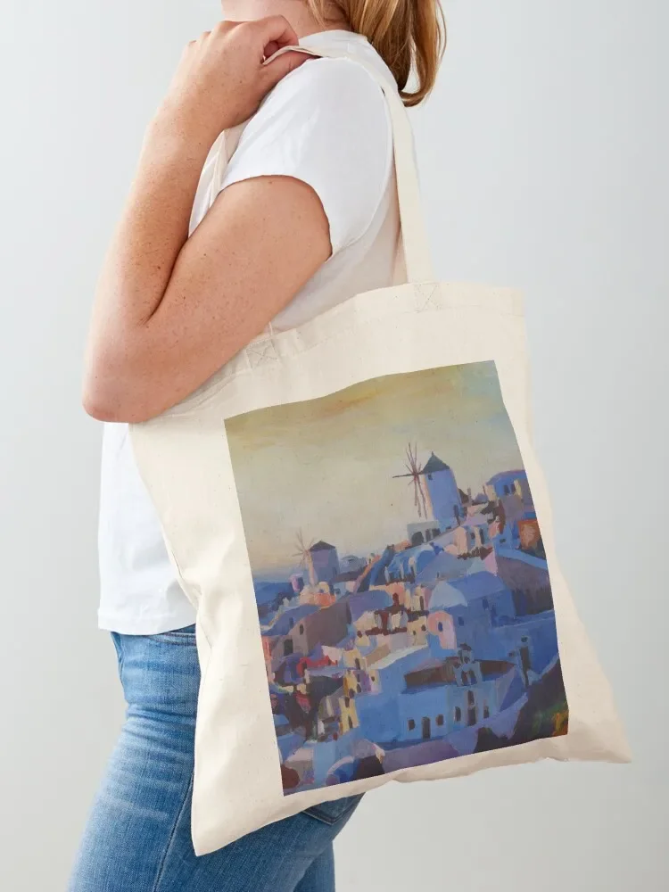 

Morning Glory Oia In Santorini Greece Tote Bag tote bag women Cloth bags bag for beach Handbags women