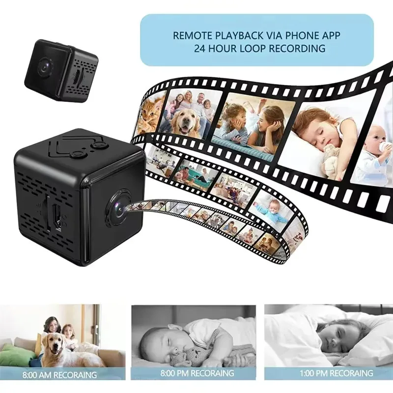 Mini WIFI Camera 4K Full HD Home Security Camcorder Night Vision Micro Cam Motion Detection Video Remote Monitor