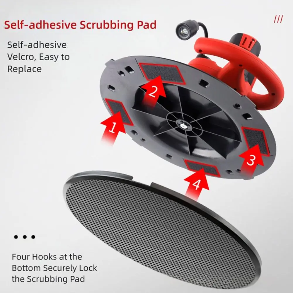 ABS Wall Grinding Disc Floor Smoothing Thicken Widen Cement Trowel Plate Wear-resistant Ultra Soft Concrete Floor Sander