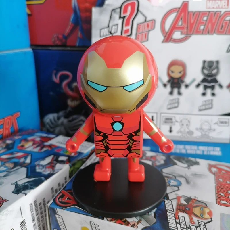 Genuine Marvel  Action Figures Iron Man Hulk Black Widow Doctor Strange Black Panther Vision Wall Climbing Wallclimbing Doll Toy