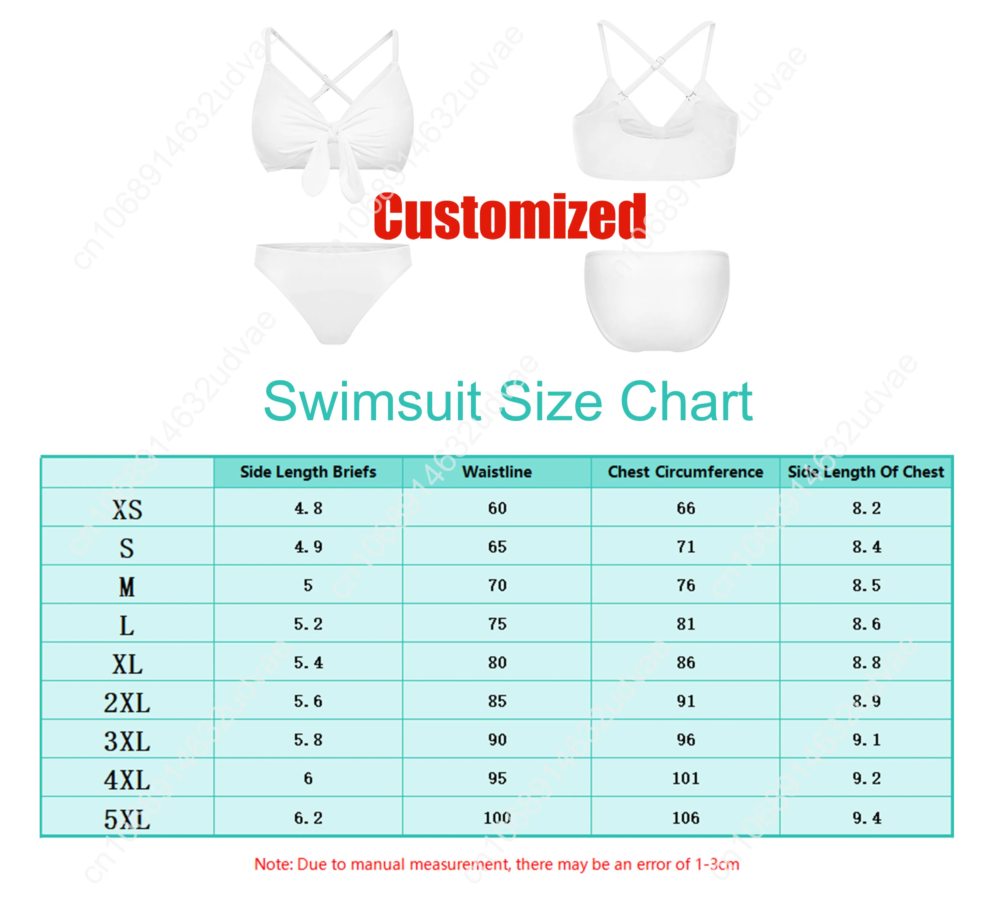 Custom Bathing Suits Cross Strap Suspenders Swimsuits Womens Personalized Bikini Pool Party Beach Swimwear Customized Beachwear