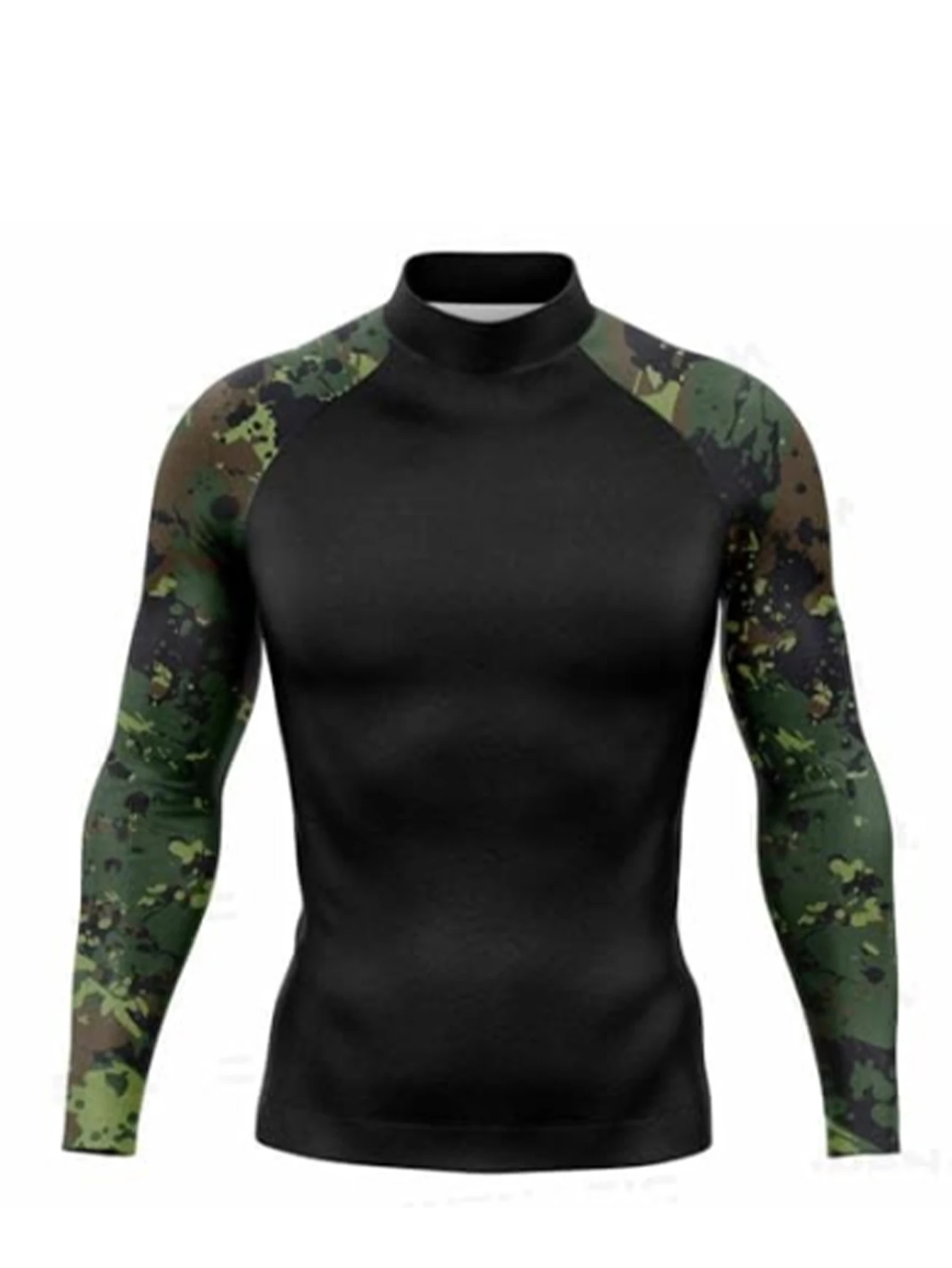 قمصان ركوب الأمواج بأكمام طويلة للرجال، سترة واقية من الشمس لركوب الأمواج، حماية من الأشعة فوق البنفسجية، ملابس سباحة سريعة الجفاف