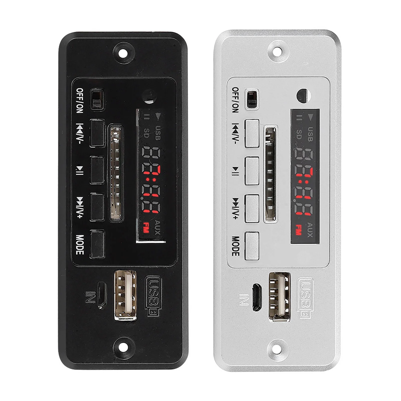 Moduł dekodera audio MP3 5V USB Radio FM Płytka dekodująca MP3 Odtwarzacz muzyczny z wzmacniaczem mocy do elektroniki DIY Audio domowe samochodowe