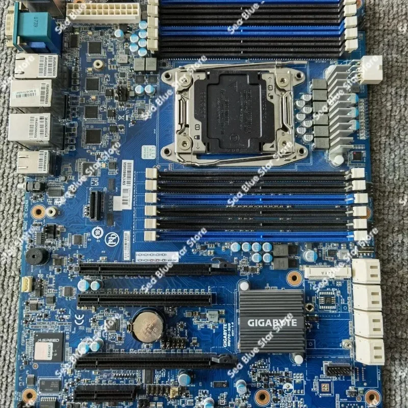 Computer disassembly main board MU70-SU0 X99 server main board C612 E5-2678V3 2683V4 four network interface card 2699 ES used