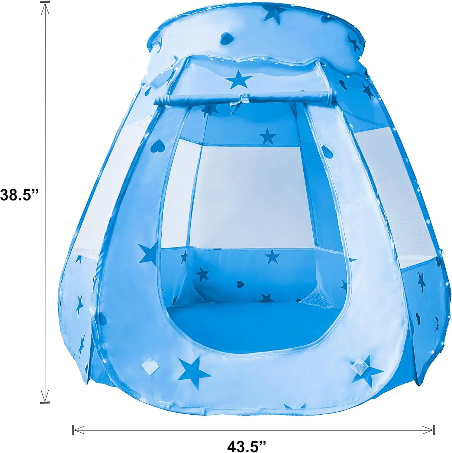 Tienda de juegos emergente de princesa rosa, piscina de bolas con luces, juguetes, regalos para niños, niñas, niños de 3, 4, 5 y 6 años, bebés y niños pequeños