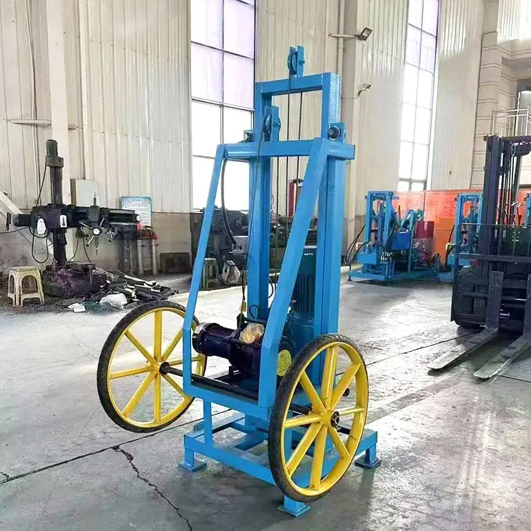 

Индивидуальная гидравлическая электрическая буровая установка для водяных скважин, легкая портативная, 150 м, мини-буровая установка для домашнего использования, хит продаж