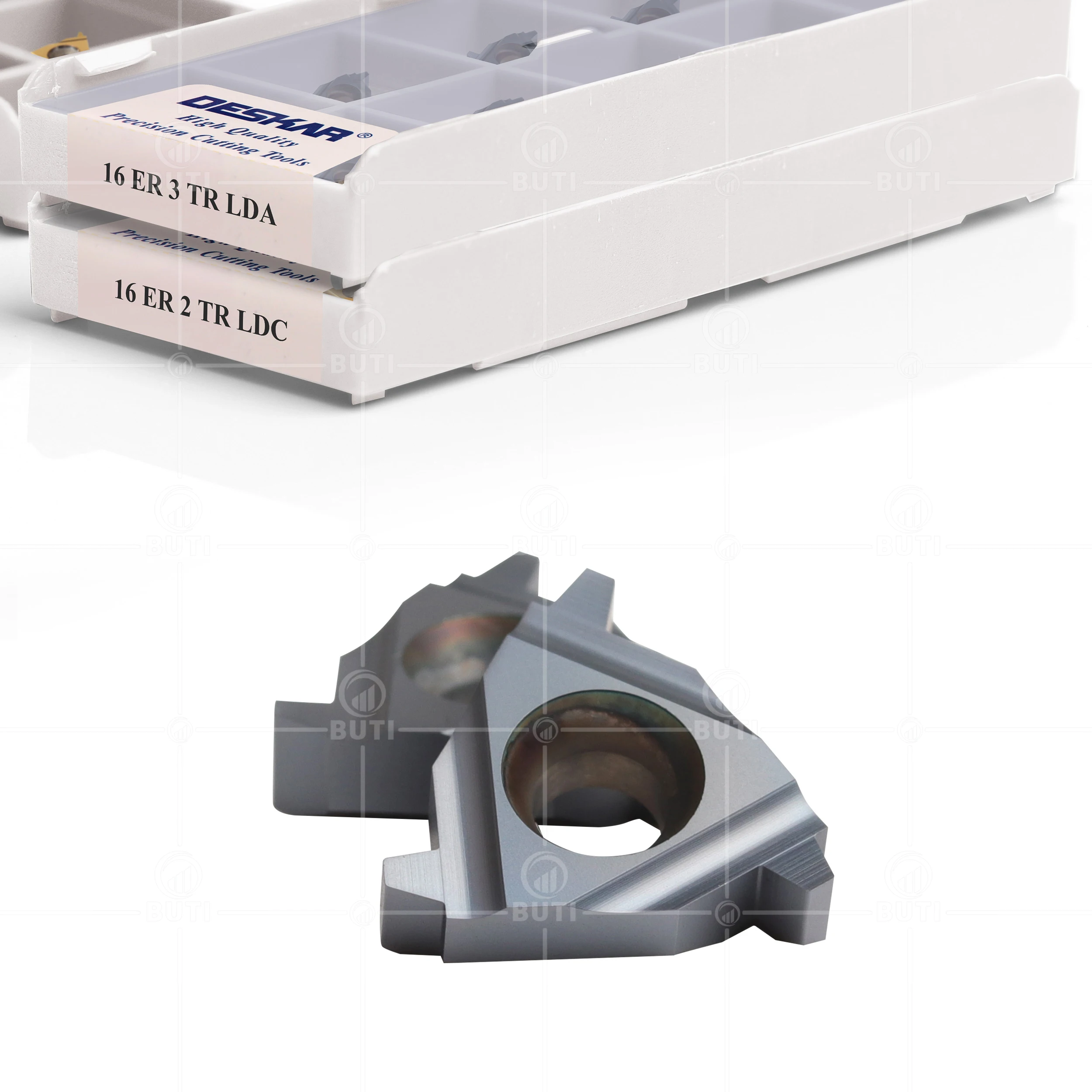 Imagem -03 - Deskar 100 Original 16er 16ir 1.5tr 2tr 2.5tr 3tr Lda Ldc Rosca Ferramentas de Gerencio Peças Inserções Carboneto Tornos Cnc Cortador Corte