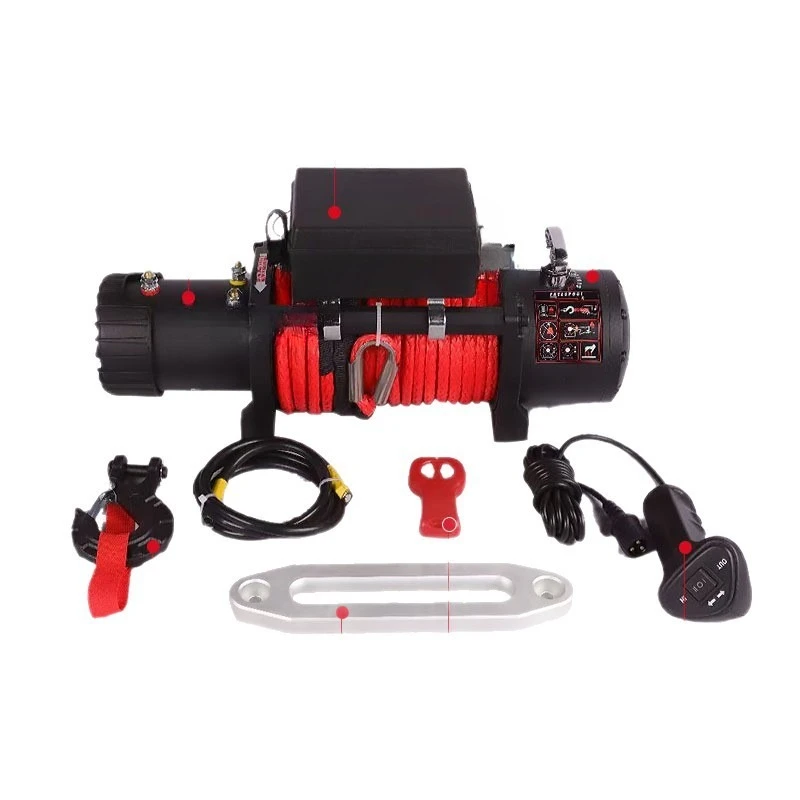 

Off-road electric winch 12v24v off-road self-rescue tractor rescue 24V12v vehicle electric winch